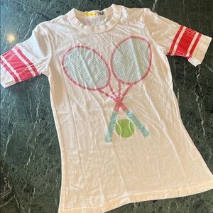 Rebel Yell Tennis Racket Tee - Large & very rare!